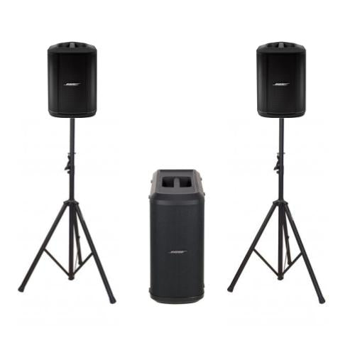 Pack de sonorisation professionnelle Bose S1 Pro+ avec Caisson de Basses Bose SUB 1