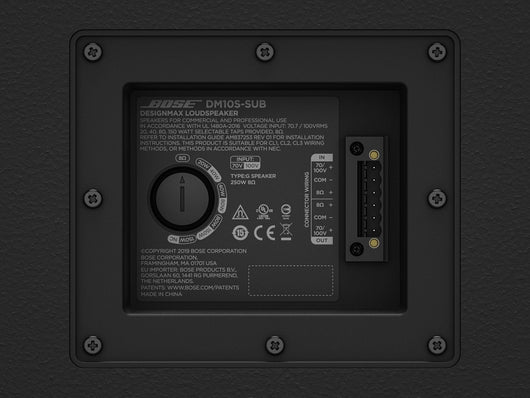 Pack 4 enceintes et amplificateur professionnelle Bose DesignMax DM3SE –  Audio-connect