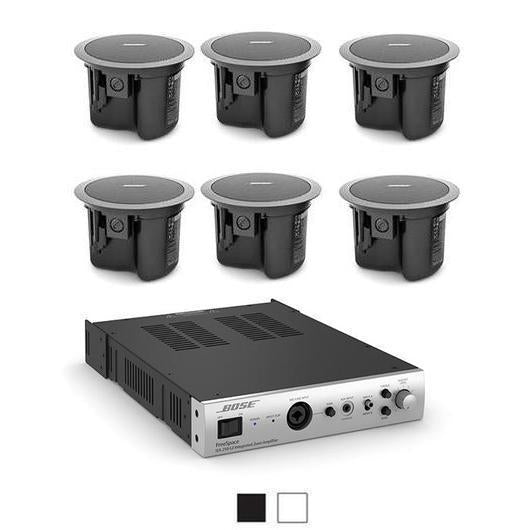 Bose Pack de sonorisation professionnelle IZA 250 avec 6 enceintes  encastrables Bose Freespace FS2C